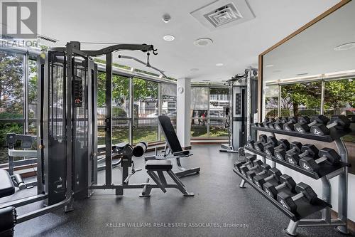 208 - 330 Rathburn Road W, Mississauga, ON - Indoor Photo Showing Gym Room