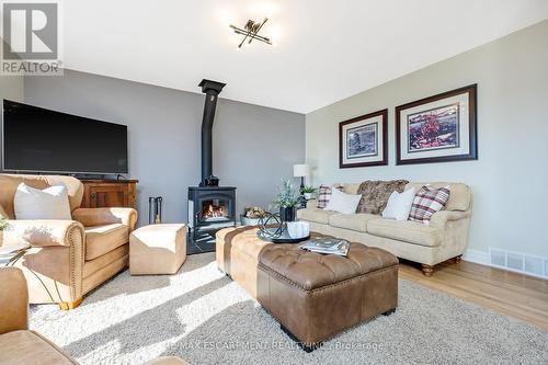 13416 Fourth Line, Milton, ON - Indoor Photo Showing Living Room With Fireplace