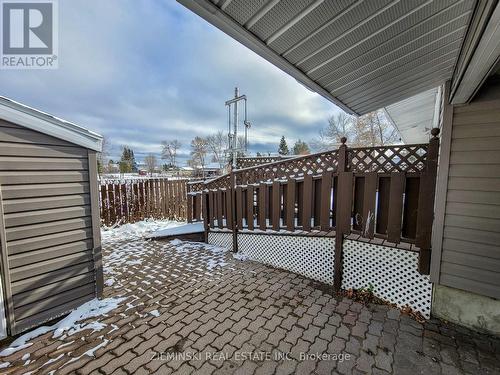 450 De Maricourt Avenue, Iroquois Falls, ON - Outdoor With Deck Patio Veranda With Exterior