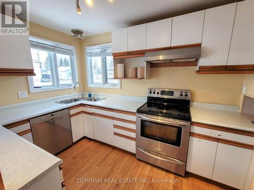 450 De Maricourt Avenue, Iroquois Falls, ON - Indoor Photo Showing Kitchen With Double Sink