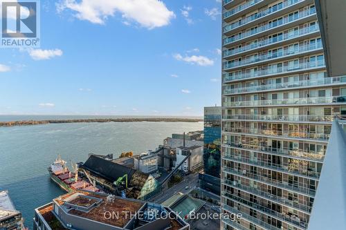 3204 - 20 Richardson Street, Toronto, ON - Outdoor With Body Of Water With Balcony