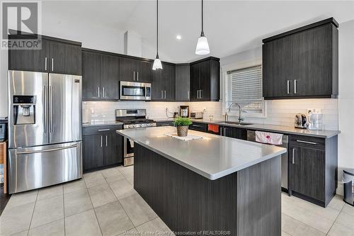 1368 Deer Run Trail, Lakeshore, ON - Indoor Photo Showing Kitchen With Double Sink With Upgraded Kitchen