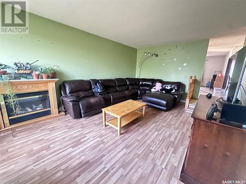 441 Petterson Drive, Estevan, SK - Indoor Photo Showing Living Room With Fireplace