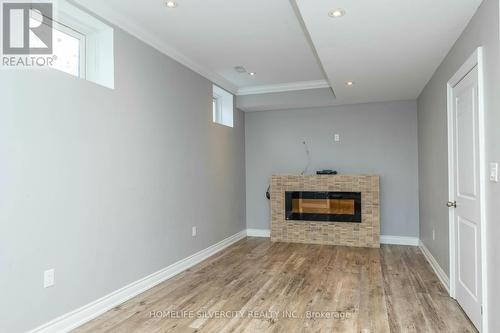 46 Eaglesprings Crescent, Brampton, ON - Indoor Photo Showing Living Room With Fireplace