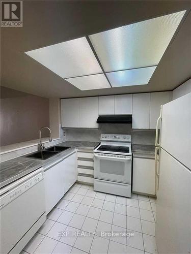 312 - 335 Webb Drive, Mississauga, ON - Indoor Photo Showing Kitchen With Double Sink