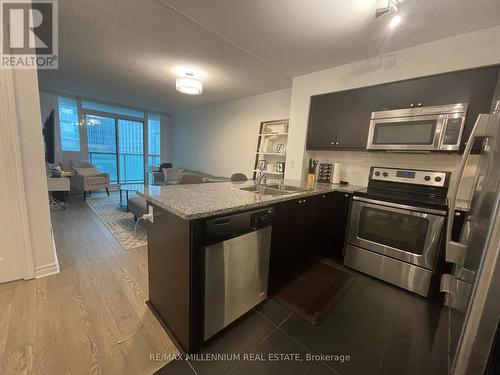 1205 - 25 Lower Simcoe Street, Toronto, ON - Indoor Photo Showing Kitchen With Stainless Steel Kitchen