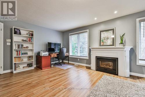 2134 Berryman Court, Burlington, ON - Indoor Photo Showing Living Room With Fireplace