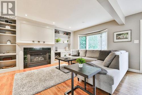 2134 Berryman Court, Burlington, ON - Indoor Photo Showing Living Room With Fireplace