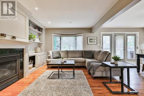 2134 Berryman Court, Burlington, ON - Indoor Photo Showing Living Room With Fireplace