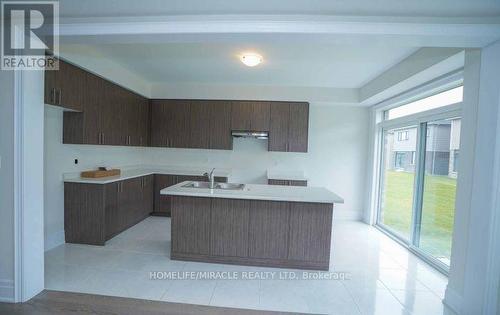 Upper - 31 Prudhoe Terrace, Barrie, ON - Indoor Photo Showing Kitchen With Double Sink