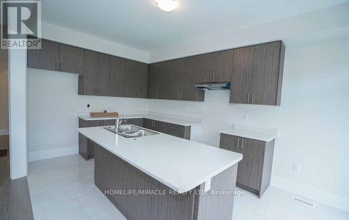 Upper - 31 Prudhoe Terrace, Barrie, ON - Indoor Photo Showing Kitchen With Double Sink