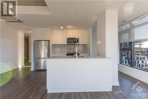 1354 Carling Avenue Unit#508, Ottawa, ON - Indoor Photo Showing Kitchen With Stainless Steel Kitchen With Double Sink