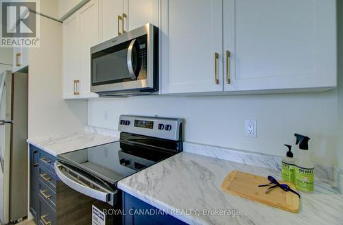 1701 - 160 Densmore Road N, Cobourg, ON - Indoor Photo Showing Kitchen With Stainless Steel Kitchen