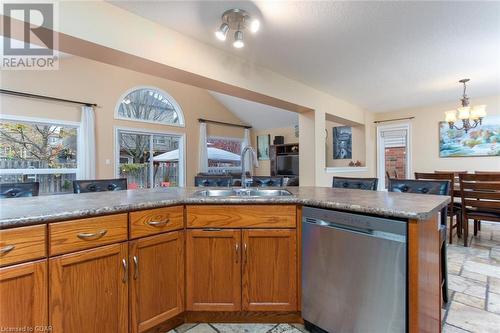 7 Washburn Drive, Guelph, ON - Indoor Photo Showing Kitchen With Double Sink