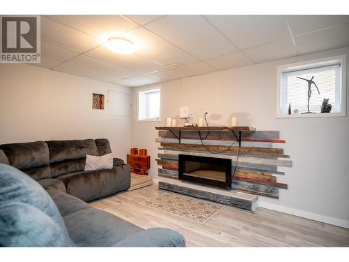 4368 Fisk Avenue, Prince George, BC - Indoor Photo Showing Living Room With Fireplace