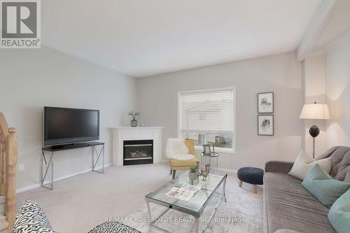 1536 Hummingbird Court, Pickering, ON - Indoor Photo Showing Living Room With Fireplace