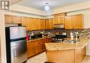 4628 Sandford Farm Drive, Mississauga, ON  - Indoor Photo Showing Kitchen With Stainless Steel Kitchen With Double Sink 