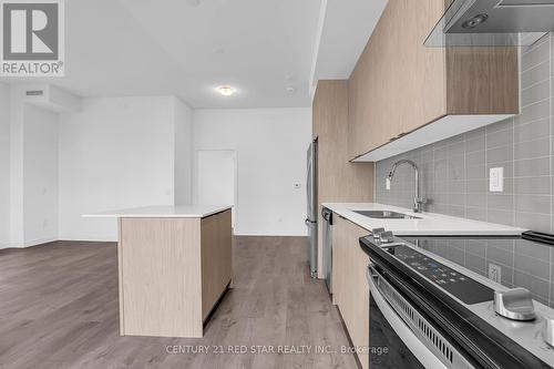 502 - 55 Duke Street W, Kitchener, ON - Indoor Photo Showing Kitchen