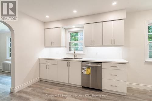 1008 Haist Street, Pelham (662 - Fonthill), ON - Indoor Photo Showing Kitchen With Double Sink