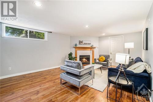 1 Roche Place, Ottawa, ON - Indoor Photo Showing Living Room With Fireplace