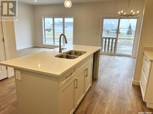 8 Aspen Place, Humboldt, SK - Indoor Photo Showing Kitchen With Double Sink