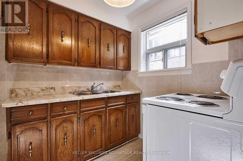 Lower - 3568 Dufferin Street, Toronto, ON - Indoor Photo Showing Kitchen With Double Sink