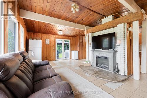 7236 Carscadden Road, Clarington, ON - Indoor Photo Showing Living Room With Fireplace