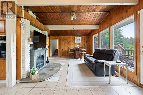 7236 Carscadden Road, Clarington, ON - Indoor Photo Showing Living Room With Fireplace