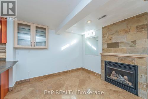 112 Dolce Crescent, Vaughan, ON - Indoor Photo Showing Living Room With Fireplace