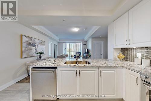 207 - 25 Baker Hill Boulevard, Whitchurch-Stouffville, ON - Indoor Photo Showing Kitchen With Double Sink With Upgraded Kitchen