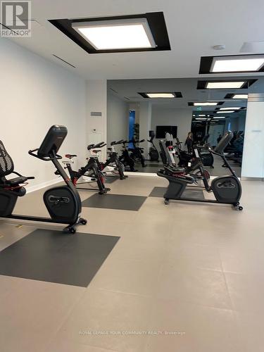 3507 - 195 Redpath Avenue S, Toronto, ON - Indoor Photo Showing Gym Room