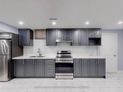 Bsmt-7 Toddville Rd, Brampton, ON - Indoor Photo Showing Kitchen