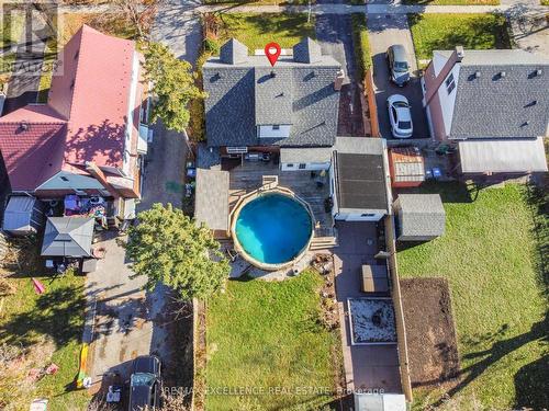 38 Mccaul Street, Brampton, ON - Outdoor With Above Ground Pool