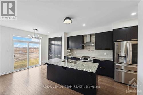 19 Tolchaco Court, Ottawa, ON - Indoor Photo Showing Kitchen With Stainless Steel Kitchen With Double Sink With Upgraded Kitchen