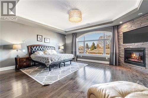 246 Lera Street, Smiths Falls, ON - Indoor Photo Showing Bedroom With Fireplace