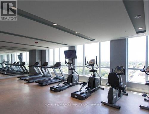 304 - 80 Esther Lorrie Drive, Toronto, ON - Indoor Photo Showing Gym Room