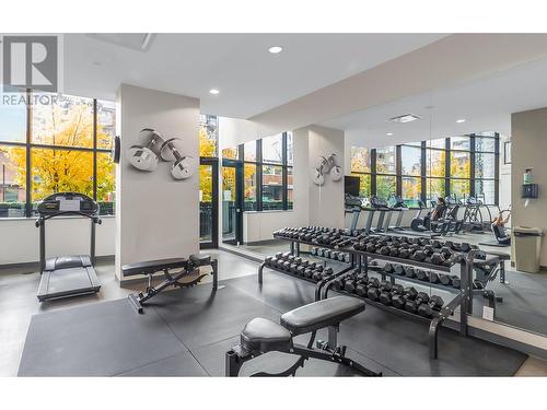 903 3093 Windsor Gate, Coquitlam, BC - Indoor Photo Showing Gym Room