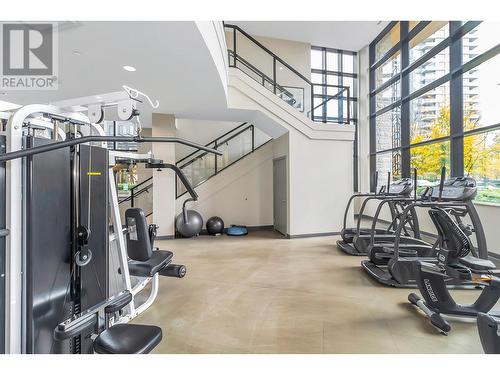 903 3093 Windsor Gate, Coquitlam, BC - Indoor Photo Showing Gym Room