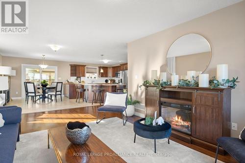 82 Dorchester Drive, Prince Edward County (Wellington), ON - Indoor Photo Showing Living Room With Fireplace