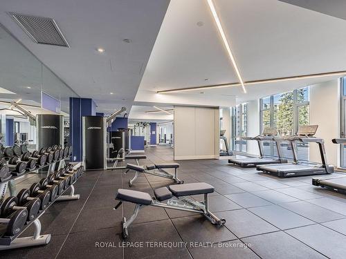 501-293 The Kingsway, Toronto, ON - Indoor Photo Showing Gym Room