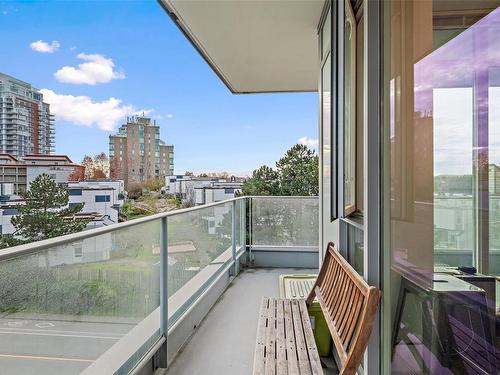 501-373 Tyee Rd, Victoria, BC - Outdoor With Balcony With Exterior