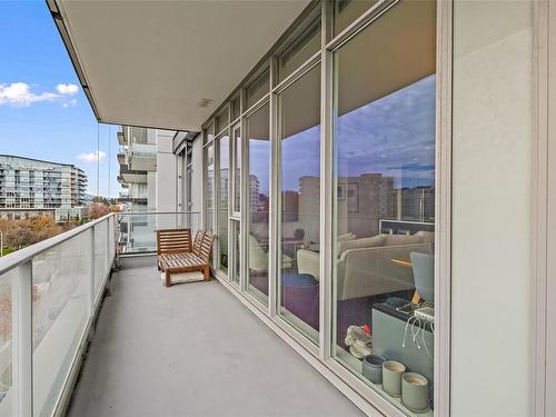 501-373 Tyee Rd, Victoria, BC - Outdoor With Balcony With Exterior