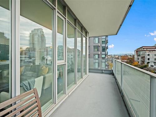 501-373 Tyee Rd, Victoria, BC - Outdoor With Balcony With Exterior