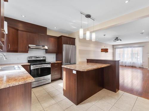 Cuisine - 436 Rue Étienne-Lavoie, Laval (Sainte-Dorothée), QC - Indoor Photo Showing Kitchen With Double Sink