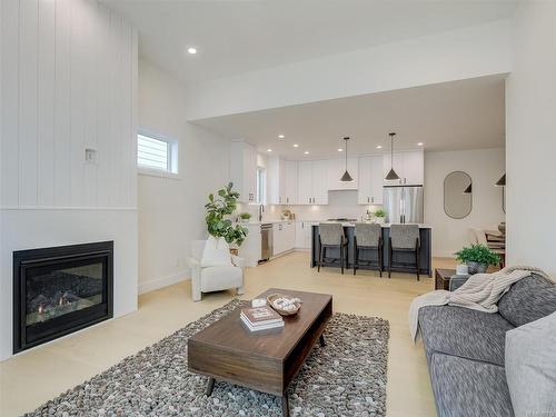 1439 Sandstone Lane, Langford, BC - Indoor Photo Showing Living Room With Fireplace