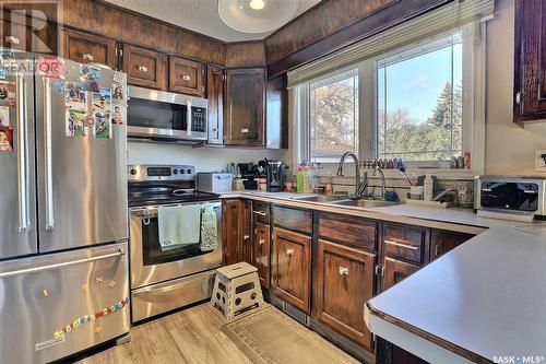 358 Rodenbush Drive, Regina, SK - Indoor Photo Showing Kitchen With Double Sink