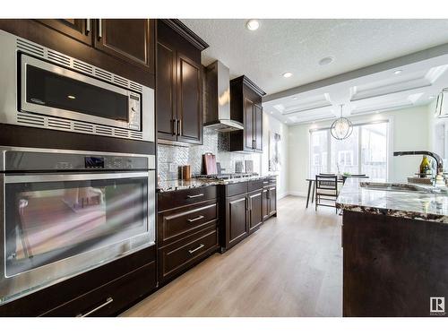 2615 Blue Jay Cl Nw, Edmonton, AB - Indoor Photo Showing Kitchen With Upgraded Kitchen