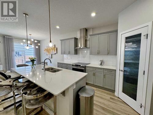 20 Cranbrook Green Se, Calgary, AB - Indoor Photo Showing Kitchen With Double Sink With Upgraded Kitchen