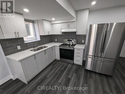 Lower - 48 Newhouse Boulevard, Caledon, ON - Indoor Photo Showing Kitchen With Double Sink