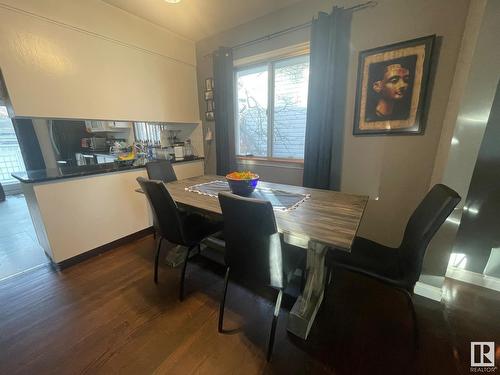 9624 75A St Nw, Edmonton, AB - Indoor Photo Showing Dining Room